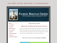 Tablet Screenshot of palmyramoravian.org